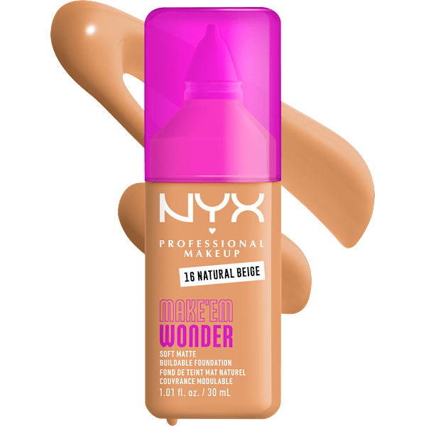  Foundation Make 'EM Wonder 16 Natural Beige NYX PROFESSIONAL MAKEUP