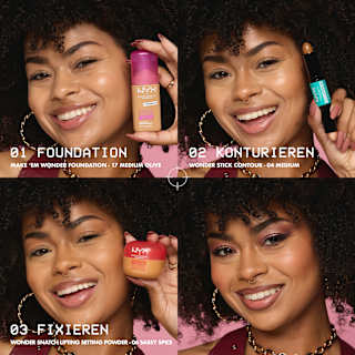 Foundation Make 'EM Wonder 17 Medium Olive NYX PROFESSIONAL MAKEUP