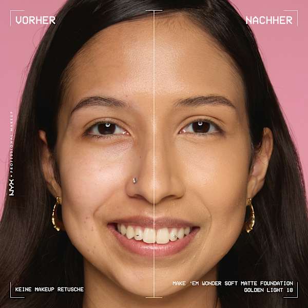 Foundation Make 'EM Wonder 18 Golden Light NYX PROFESSIONAL MAKEUP