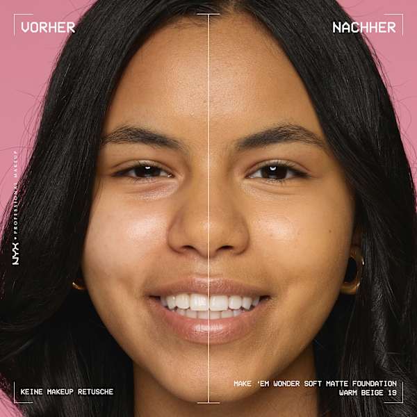 Foundation Make 'EM Wonder 19 Warm Beige NYX PROFESSIONAL MAKEUP