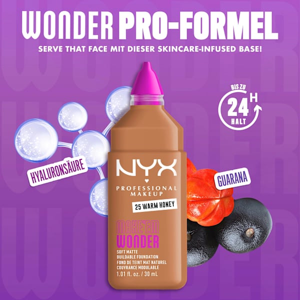 Foundation Make 'EM Wonder 25 NYX PROFESSIONAL MAKEUP
