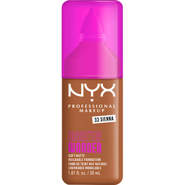 Foundation Make 'EM Wonder 33 Sienna NYX PROFESSIONAL MAKEUP