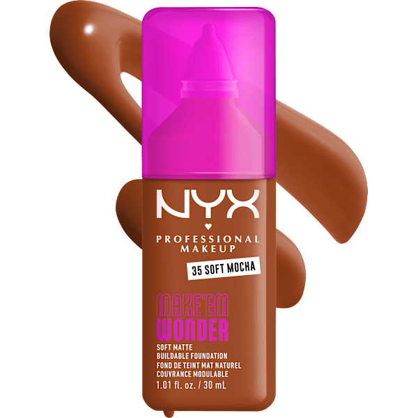 Foundation Make 'EM Wonder 35 Soft Mocha NYX PROFESSIONAL MAKEUP