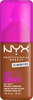 Foundation Make 'EM Wonder 36 Warm Rich NYX PROFESSIONAL MAKEUP