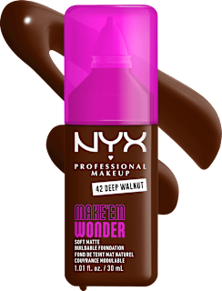 Foundation Make 'EM Wonder 41 Deep Walnut NYX PROFESSIONAL MAKEUP