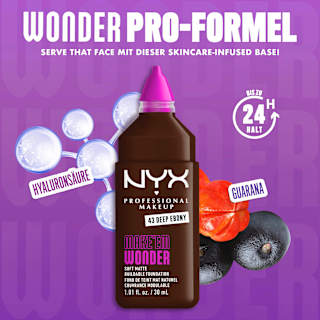 Foundation Make 'EM Wonder 43 Deep Ebony NYX PROFESSIONAL MAKEUP