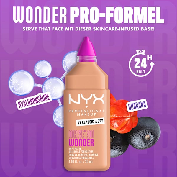 Foundation Make 'EM Wonder NYX PROFESSIONAL MAKEUP