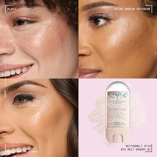 Highlighter Buttermelt Stix 01 Big Melt Energy NYX PROFESSIONAL MAKEUP
