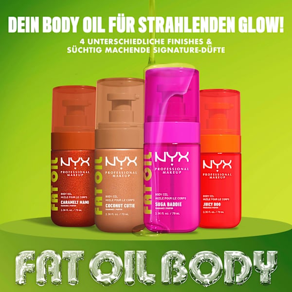 Körperöl Fat Oil Caramelt Mami NYX PROFESSIONAL MAKEUP