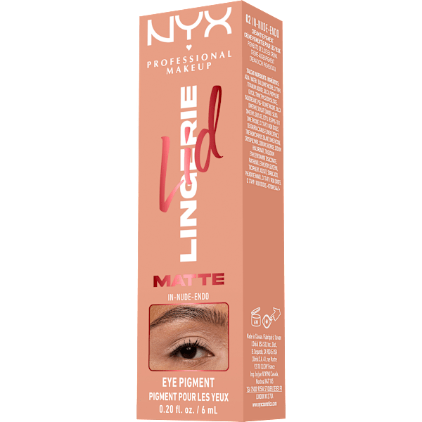 Lidschatten Lid Lingerie 02 In-Nude-Endo Matte NYX PROFESSIONAL MAKEUP