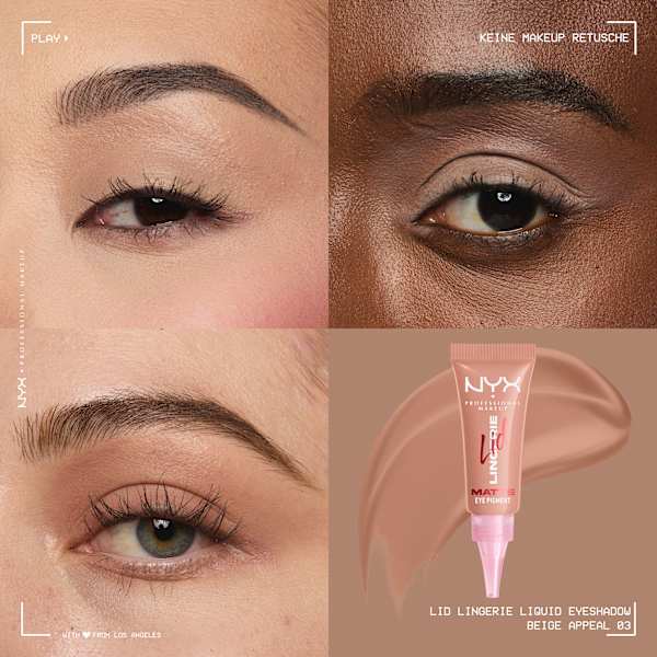 Lidschatten Lid Lingerie 03 Beige Appeal Matte NYX PROFESSIONAL MAKEUP