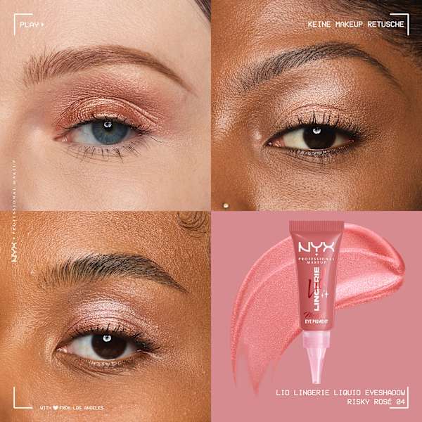 Lidschatten Lid Lingerie 04 Risky Rose Metallic NYX PROFESSIONAL MAKEUP