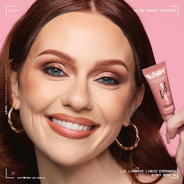 Lidschatten Lid Lingerie 04 Risky Rose Metallic NYX PROFESSIONAL MAKEUP