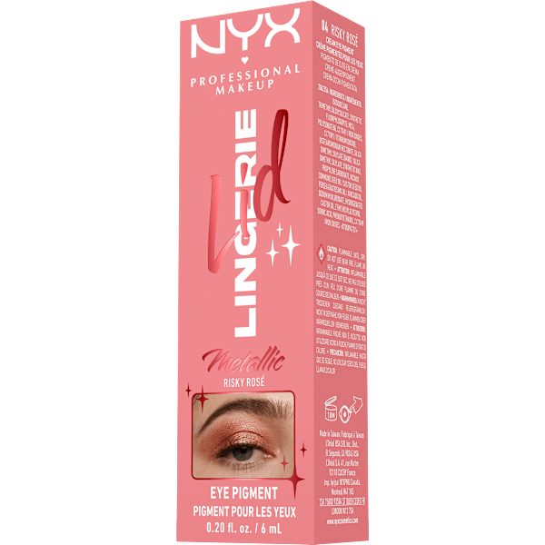 Lidschatten Lid Lingerie 04 Risky Rose Metallic NYX PROFESSIONAL MAKEUP