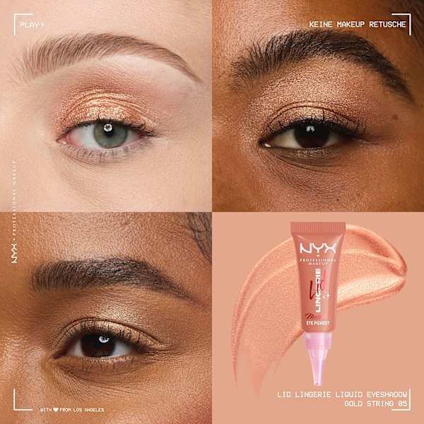 Lidschatten Lid Lingerie 05 Gold String Metallic NYX PROFESSIONAL MAKEUP