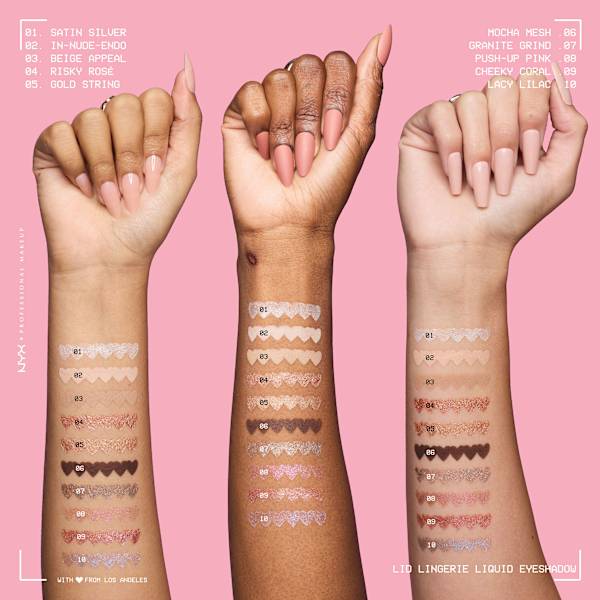 Lidschatten Lid Lingerie 06 Mocha Mesh Matte NYX PROFESSIONAL MAKEUP