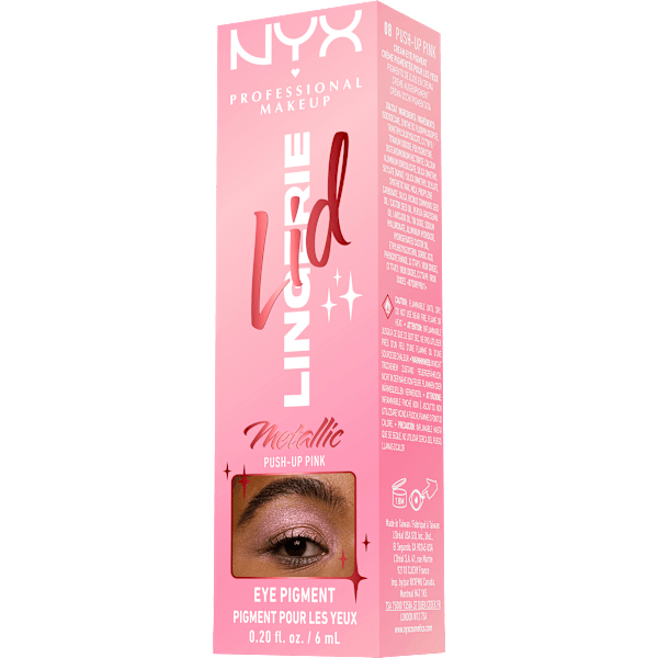 Lidschatten Lid Lingerie 08 Push-Up Pink Metallic NYX PROFESSIONAL MAKEUP