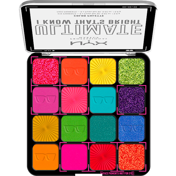 Lidschatten Palette Ultimate 04W I Know That's Bright NYX PROFESSIONAL MAKEUP