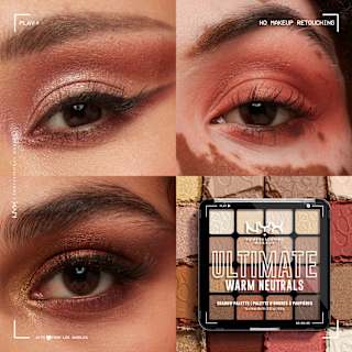 Lidschatten Palette Ultimate 05W Warm Neutrals NYX PROFESSIONAL MAKEUP