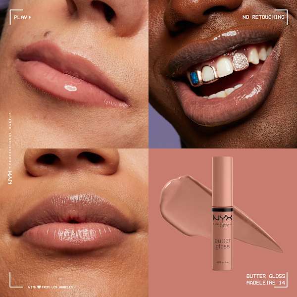 Lipgloss Butter 14 Madeleine NYX PROFESSIONAL MAKEUP