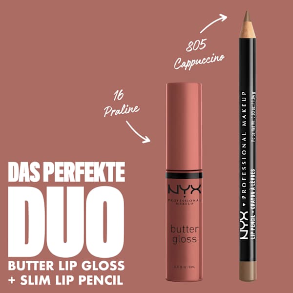 Lipgloss Butter 16 Praline  NYX PROFESSIONAL MAKEUP