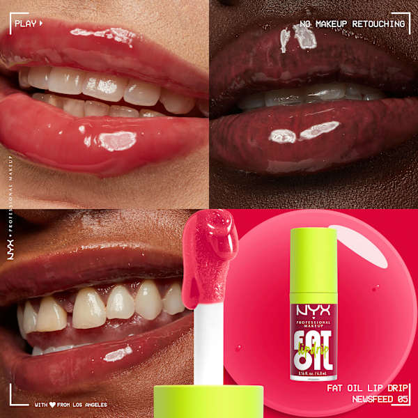 Lipgloss Fat Oil Lip Drip 05 Newsfeed NYX PROFESSIONAL MAKEUP