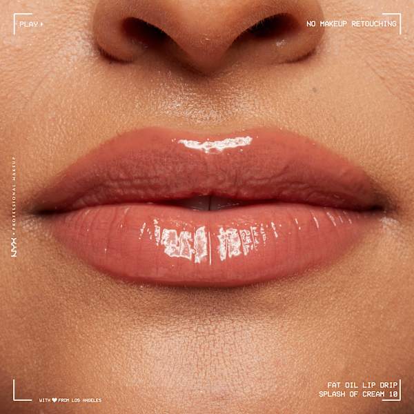 Lipgloss Fat Oil Lip Drip 10 Splash Of Cream NYX PROFESSIONAL MAKEUP