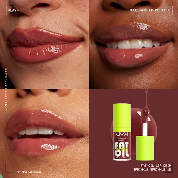 Lipgloss Fat Oil Lip Drip 12 Sprinkle Sprinkle NYX PROFESSIONAL MAKEUP