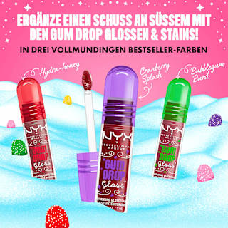 Lipgloss Gumdrop Gloss & Stain 02 Bubblegum Burst NYX PROFESSIONAL MAKEUP