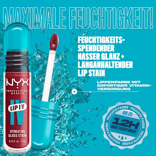 Lipgloss Lip IV Gloss Stain 07 Bubblegum Burst NYX PROFESSIONAL MAKEUP
