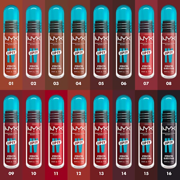 Lipgloss Lip IV Gloss Stain 09 Blush Rush NYX PROFESSIONAL MAKEUP