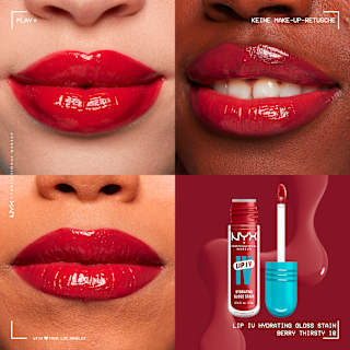 Lipgloss Lip IV Gloss Stain 10 Berry Thirsty NYX PROFESSIONAL MAKEUP