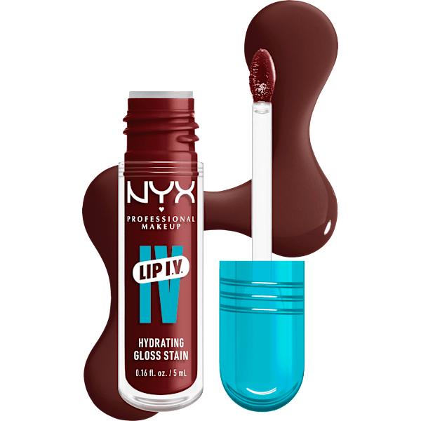 Lipgloss Lip IV Gloss Stain 15 Water Bout Wine? NYX PROFESSIONAL MAKEUP