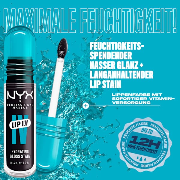 Lipgloss Lip IV Gloss Stain 16 Grape Gushin'  NYX PROFESSIONAL MAKEUP
