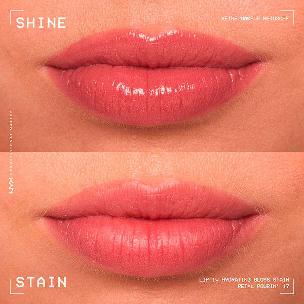 Lipgloss LIP IV Stain 17 Petal Pourin' NYX PROFESSIONAL MAKEUP