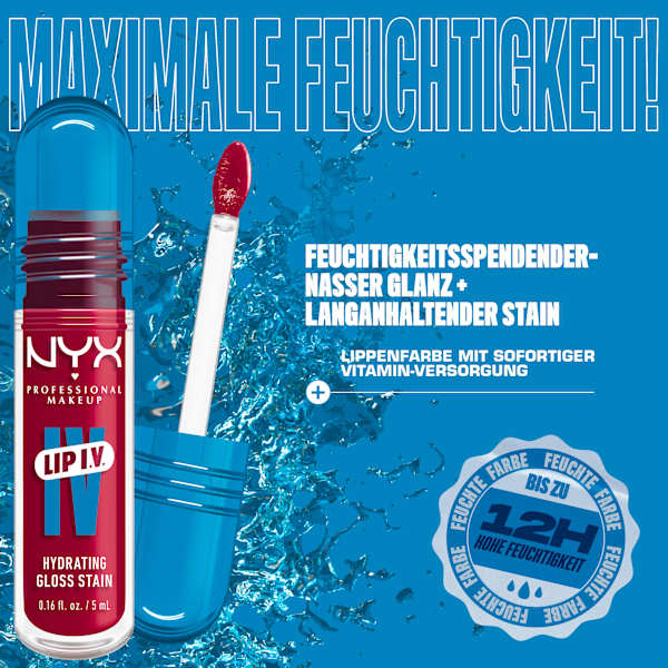 Lipgloss LIP IV Stain 19 Magenta Mist NYX PROFESSIONAL MAKEUP