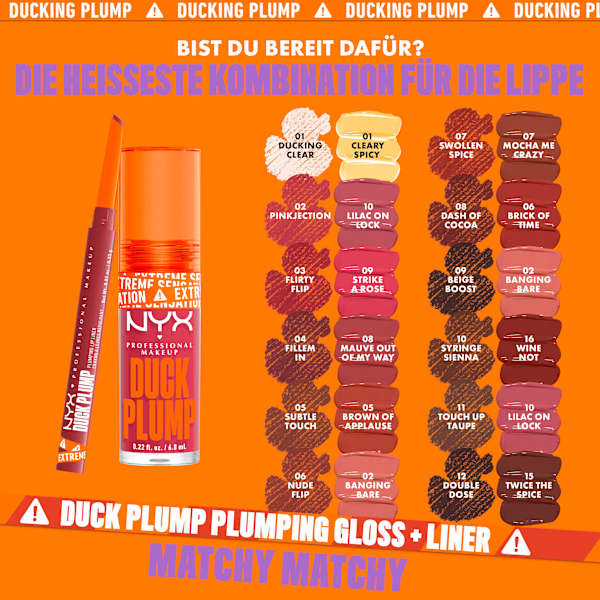Lipliner Duck Plump 01 Ducking Clear NYX PROFESSIONAL MAKEUP
