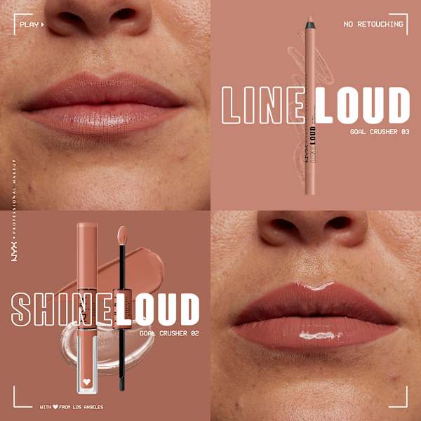 Lipliner Line Loud 03 Goal Crusher  NYX PROFESSIONAL MAKEUP
