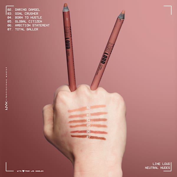 Lipliner Line Loud 03 Goal Crusher  NYX PROFESSIONAL MAKEUP