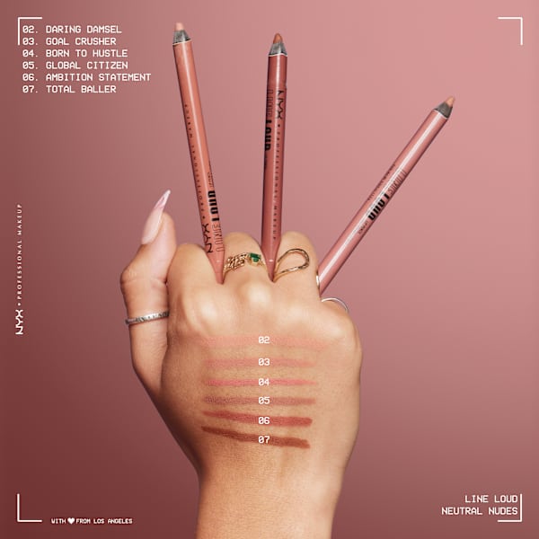 Lipliner Line Loud 03 Goal Crusher  NYX PROFESSIONAL MAKEUP
