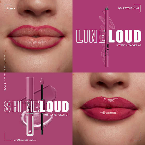 Lipliner Line Loud 09 Hottie Hijacker  NYX PROFESSIONAL MAKEUP