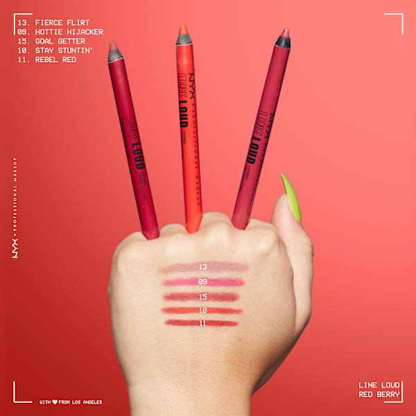 Lipliner Line Loud 13 Fierce Flirt  NYX PROFESSIONAL MAKEUP