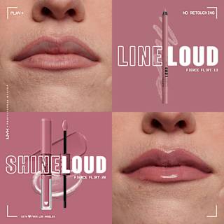 Lipliner Line Loud 13 Fierce Flirt  NYX PROFESSIONAL MAKEUP
