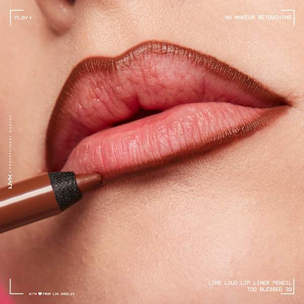 Lipliner Line Loud Longwear 03 Too Blessed NYX PROFESSIONAL MAKEUP