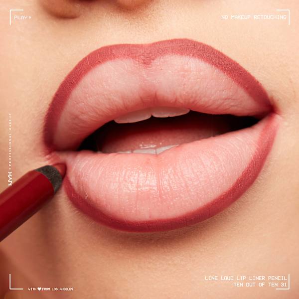 Lipliner Line Loud Longwear  05 Ten Out Of Ten NYX PROFESSIONAL MAKEUP
