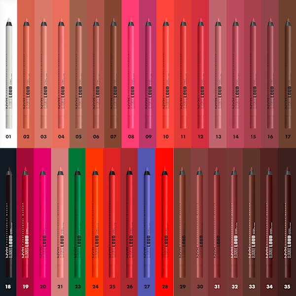 Lipliner Line Loud Longwear  05 Ten Out Of Ten NYX PROFESSIONAL MAKEUP