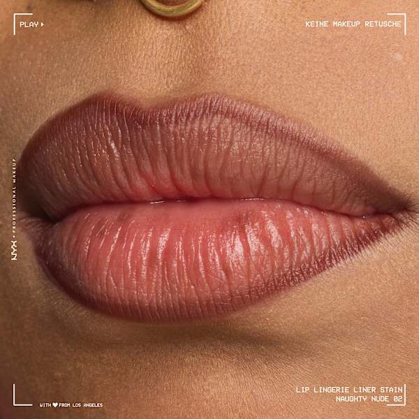 Lipliner Lip Lingerie 02 Stain Naughty Nude NYX PROFESSIONAL MAKEUP