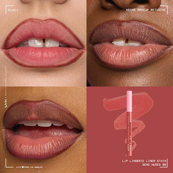 Lipliner Lip Lingerie 09 Stain Send Nudes NYX PROFESSIONAL MAKEUP