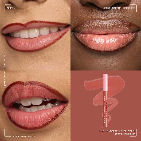 Lipliner Lip Lingerie Stain 08 After Hour NYX PROFESSIONAL MAKEUP