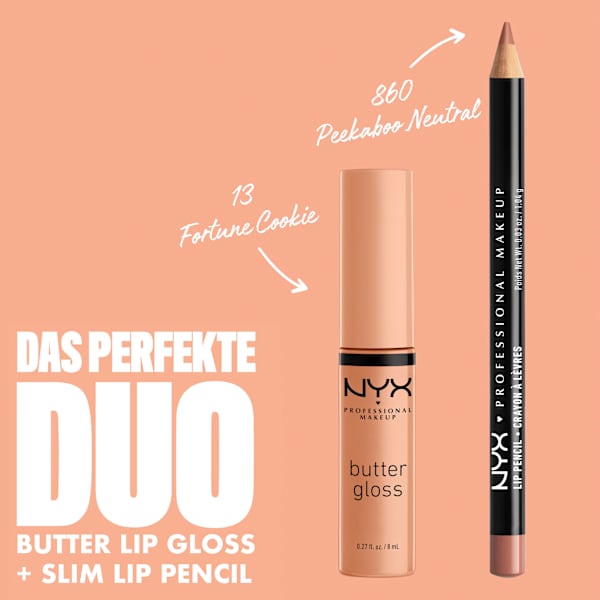 Lipliner Slim 860 Peekaboo Neutral NYX PROFESSIONAL MAKEUP